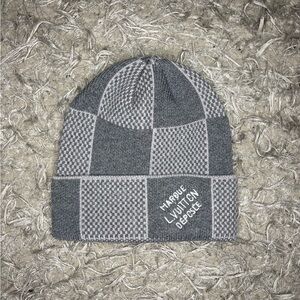 Louis Vuitton LV Damier Heritage Dark Grey Beanie